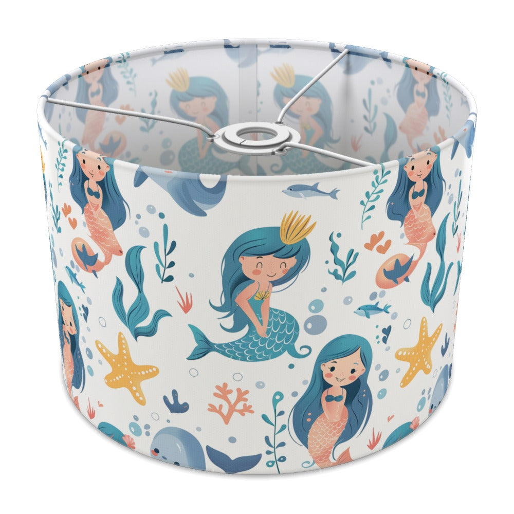 Mermaids and Starfish lampshade - 30cm Ceiling