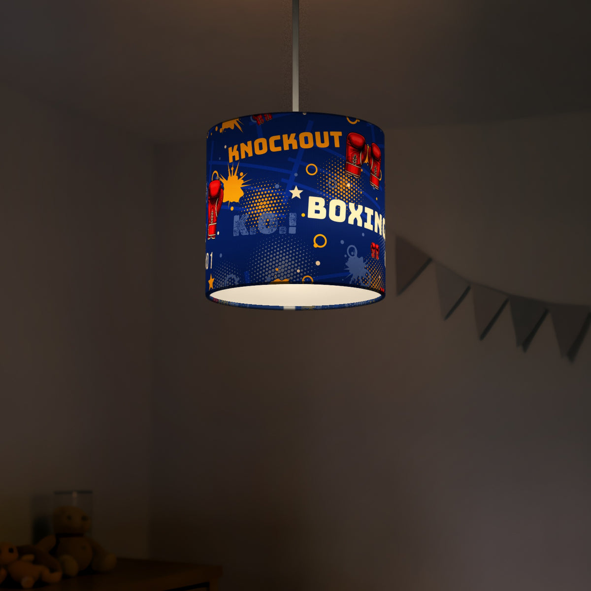 Royal Knockout Boxing II lampshade - 20cm x 18.5cm Ceiling - photo 5
