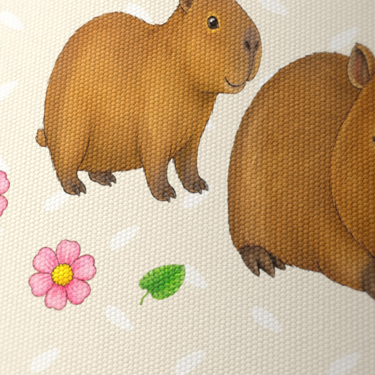 Cream Capybara Chill II lampshade - 20cm x 18.5cm Ceiling - photo 6