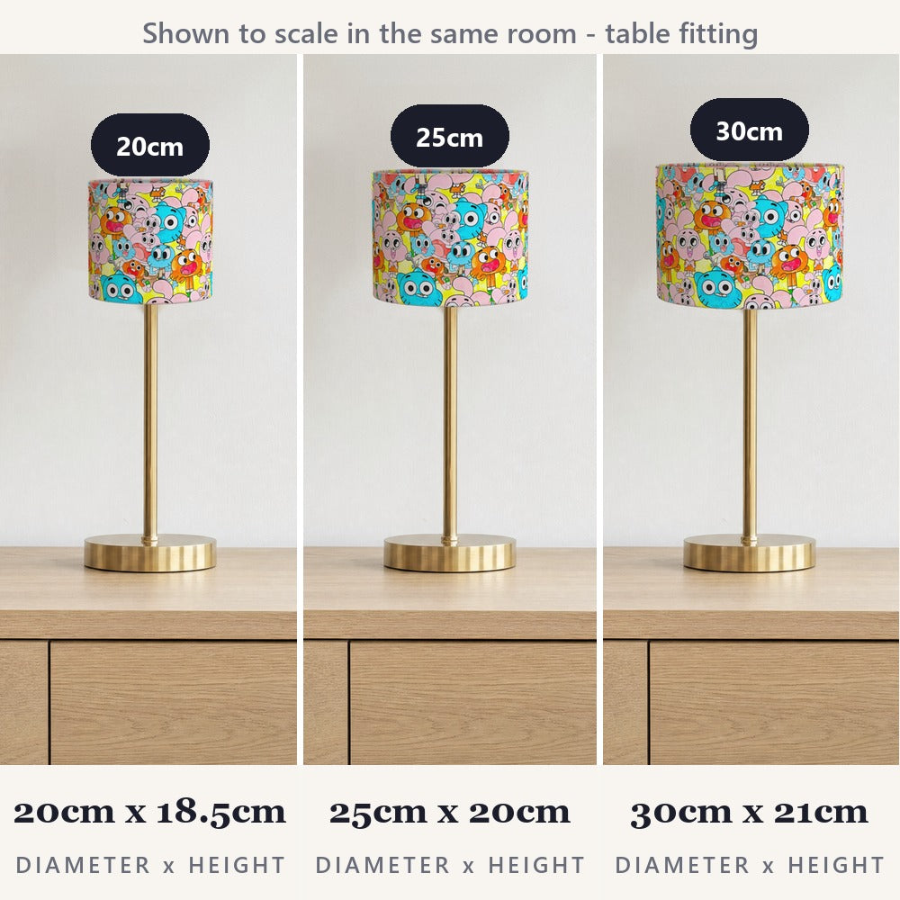 The Amazing World of Gumball lampshade