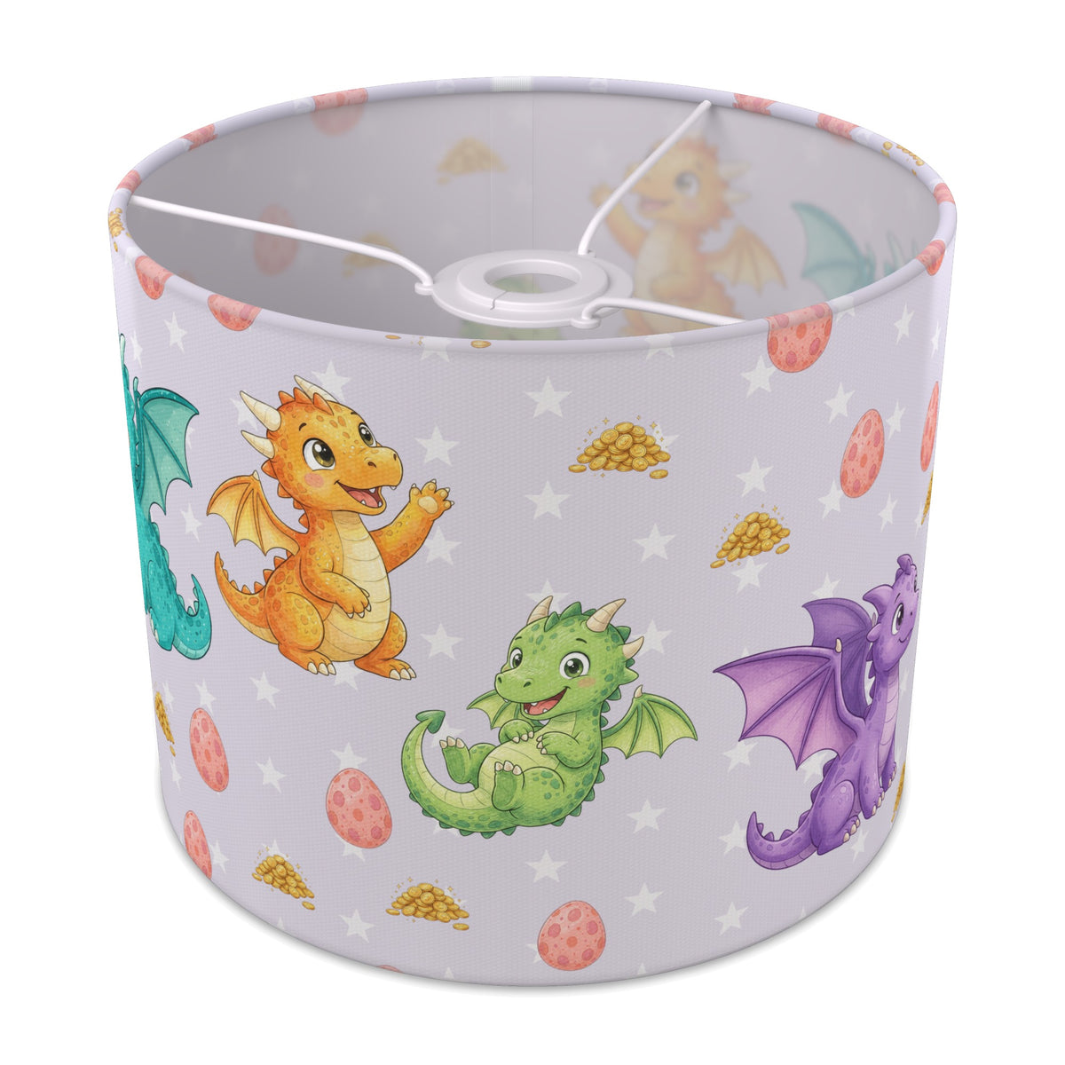 Lilac Dragons II lampshade - 25cm x 20cm Ceiling
