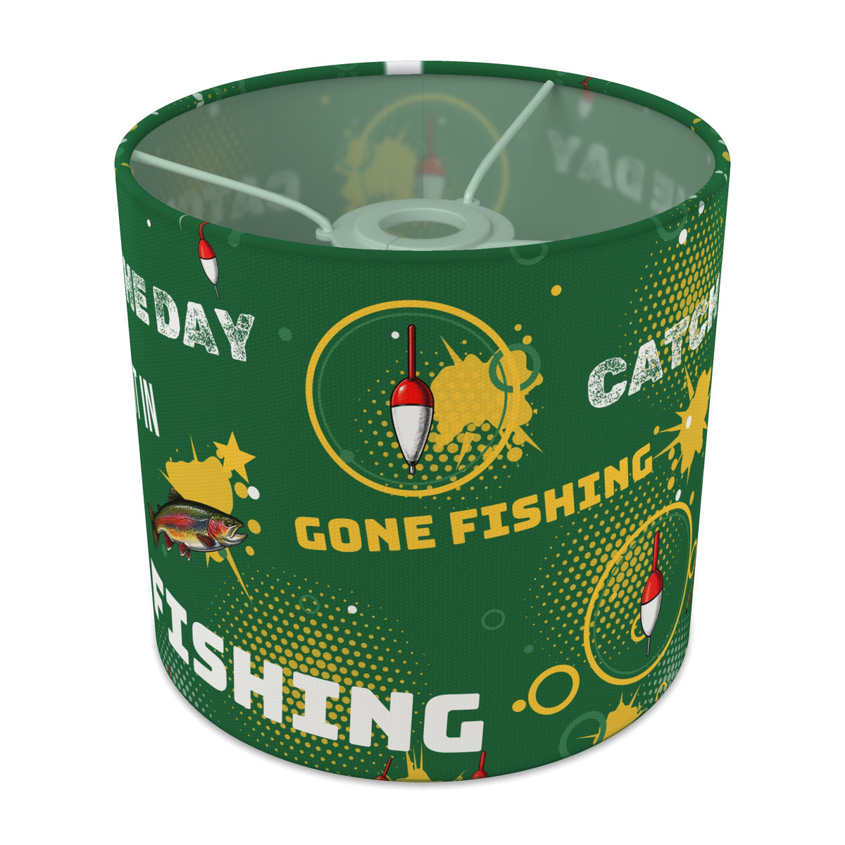 Pitch Reel It In II lampshade - 20cm x 18.5cm Ceiling - main photo