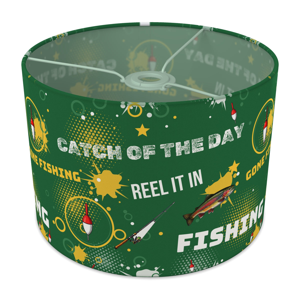 Pitch Reel It In II lampshade - 30cm x 21cm Ceiling