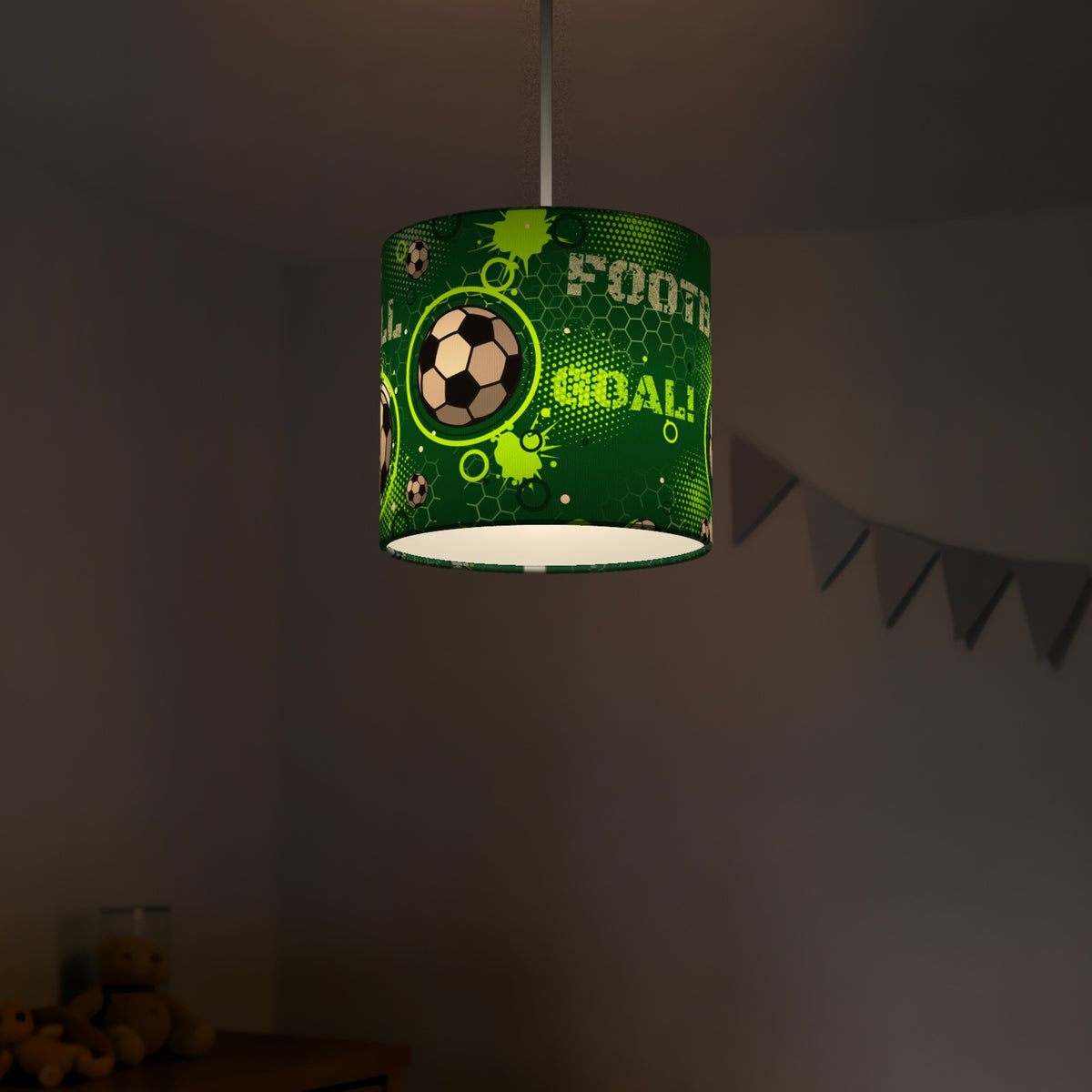 Pitch Football Crazy II lampshade - 20cm x 18.5cm Ceiling - photo 5