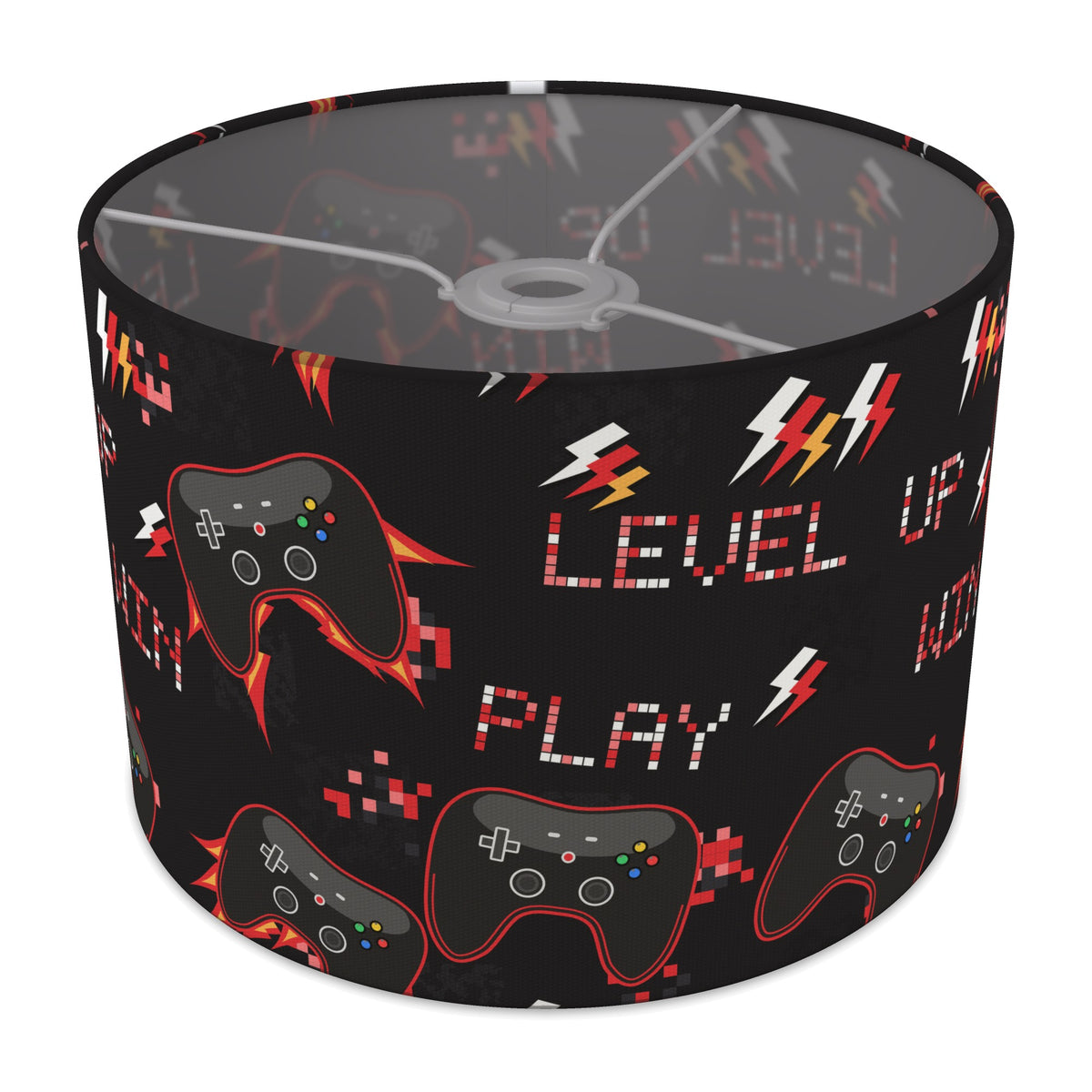 Black Game On II lampshade - 30cm x 21cm Ceiling
