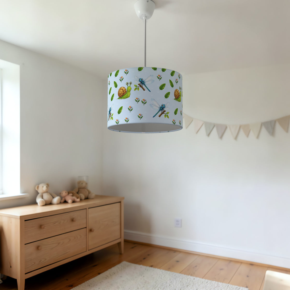 Sky Bug Friends II lampshade - 20cm x 18.5cm Ceiling - photo 3