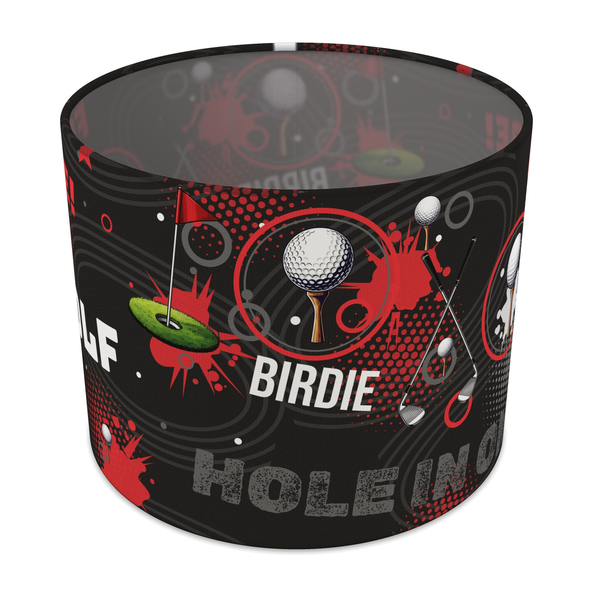 Black Golf Pro II lampshade - 25cm x 20cm Table