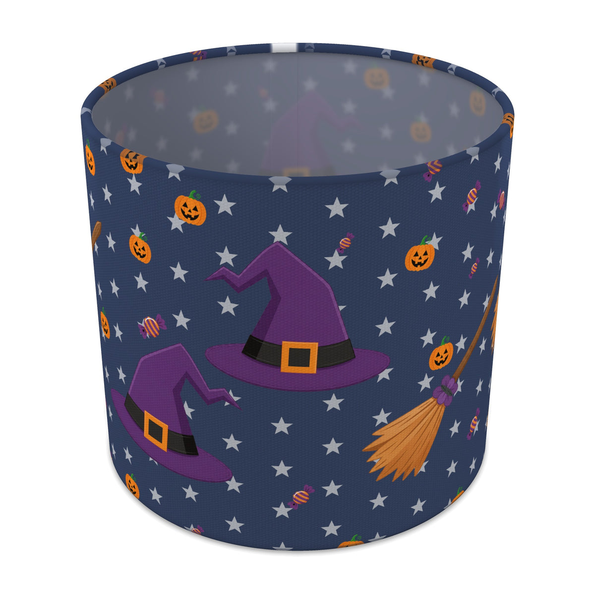 Navy Halloween II lampshade - 20cm x 18.5cm Table