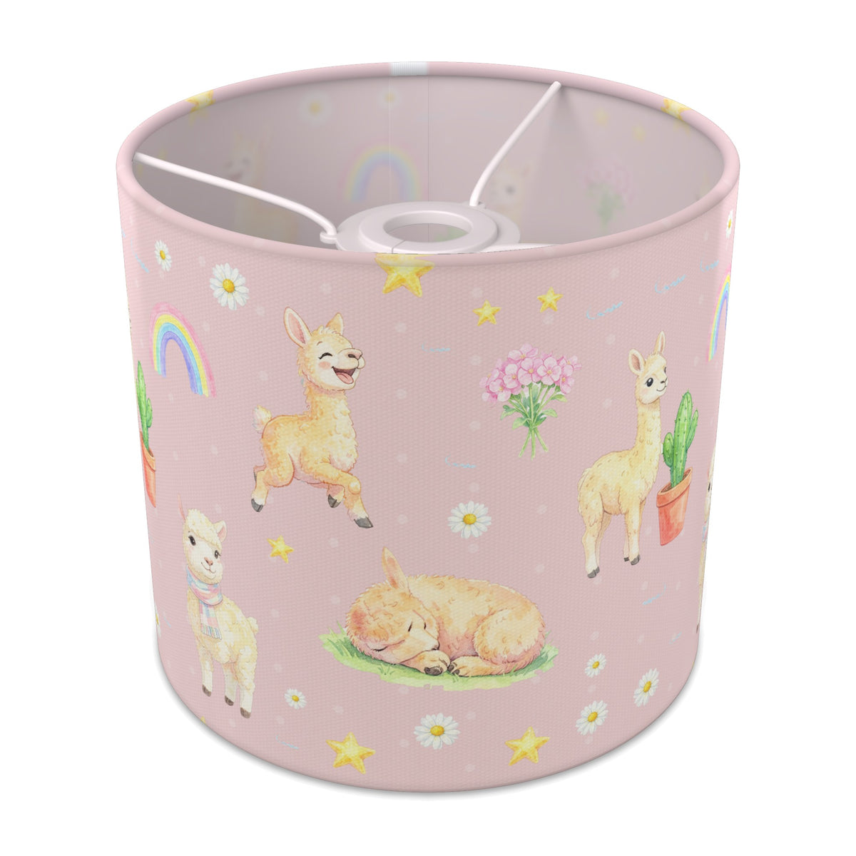 Blush Llama Love II lampshade - 20cm x 18.5cm Ceiling - main photo