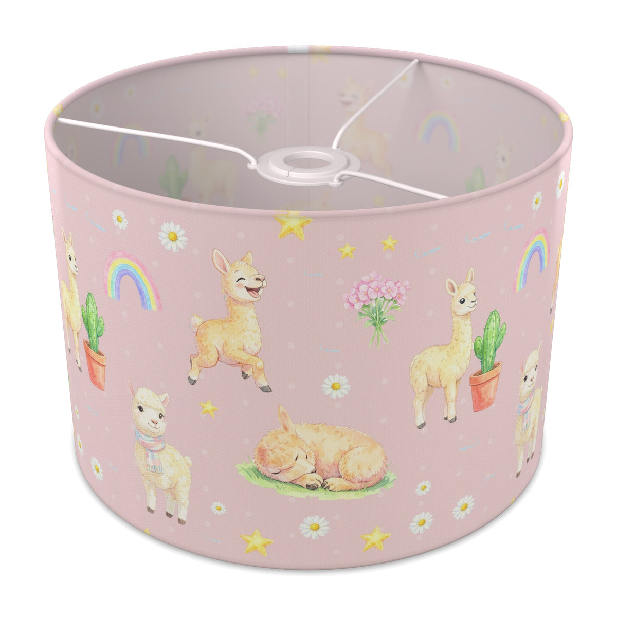 Blush Llama Love II lampshade - 30cm x 21cm Ceiling