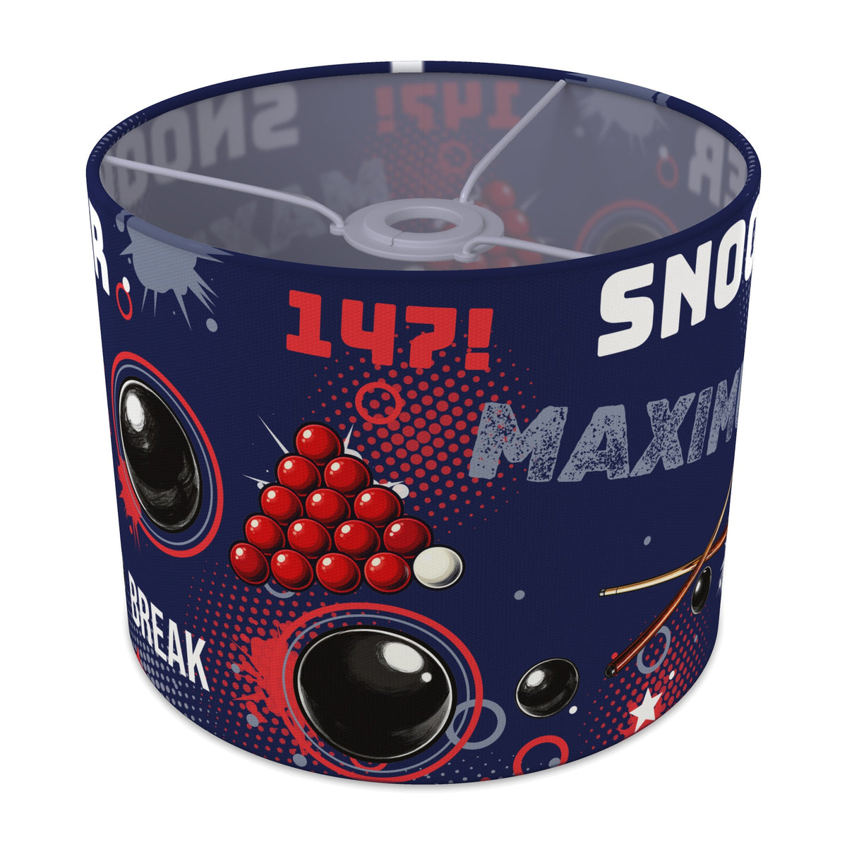Navy Snooker Break II lampshade - 25cm x 20cm Ceiling