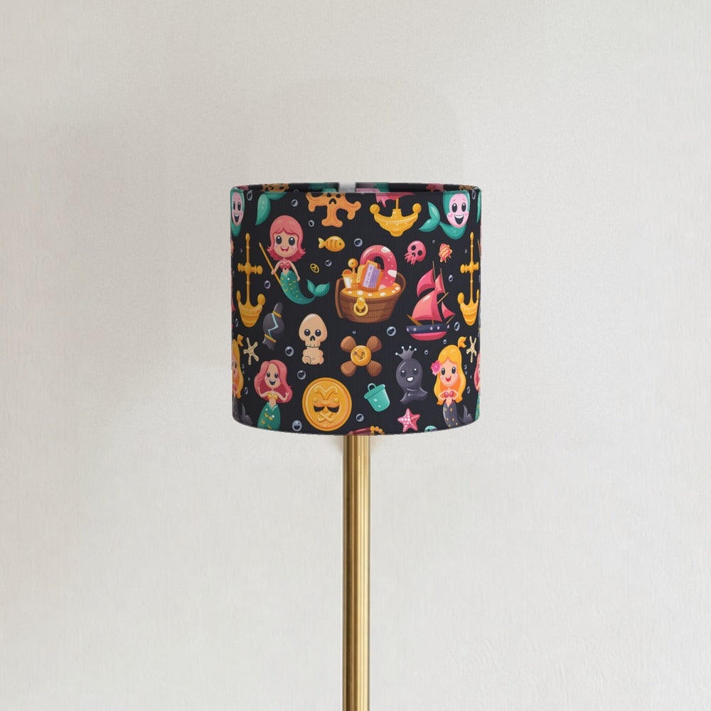 Mermaids and Treasure lampshade