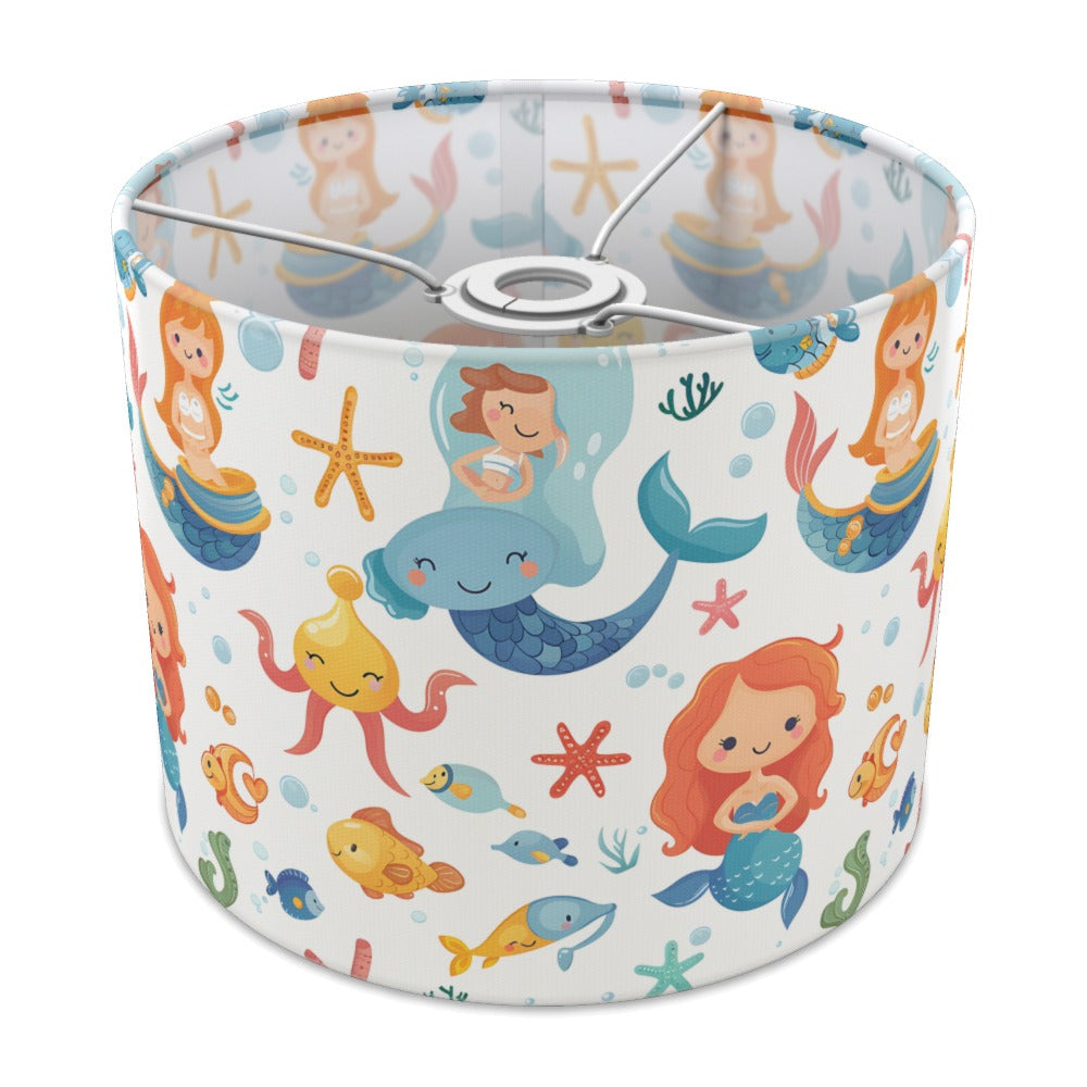 Mermaids and Whales lampshade - 25cm Ceiling