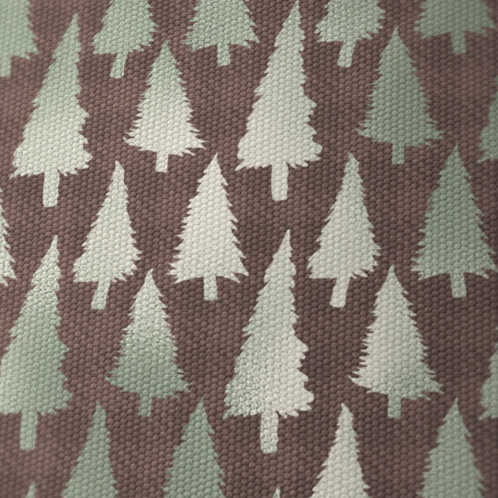 Festive Evergreen Christmas Tree Pattern lampshade