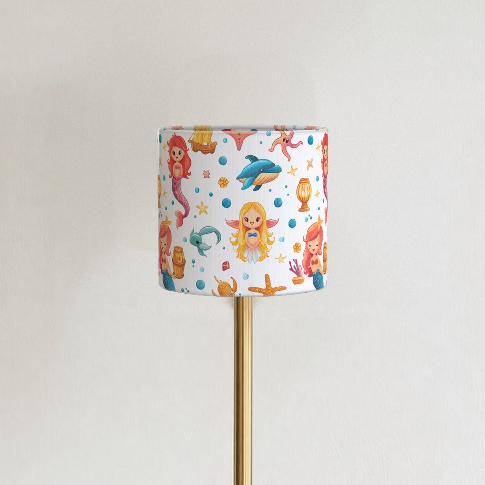 Mermaids Dolphins Starfish lampshade