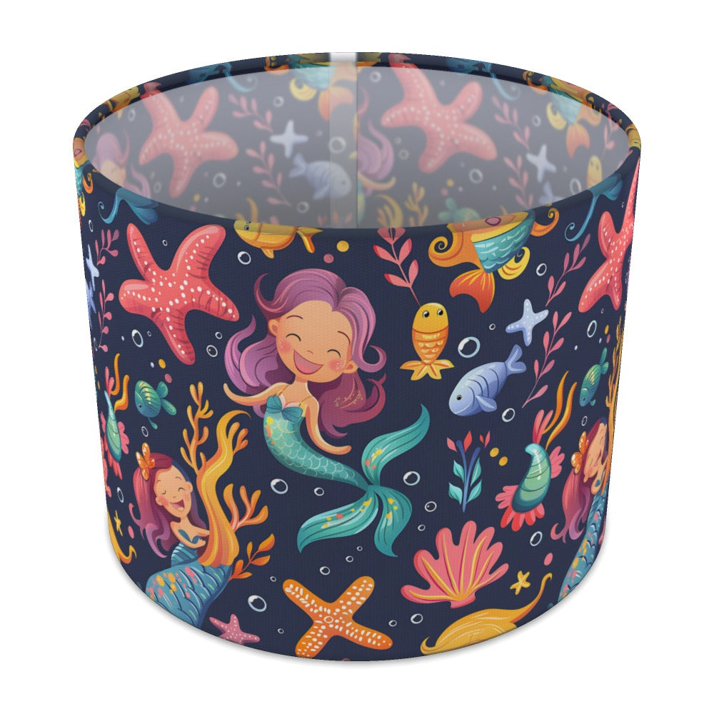 Mermaids and Starfish lampshade - 25cm Table