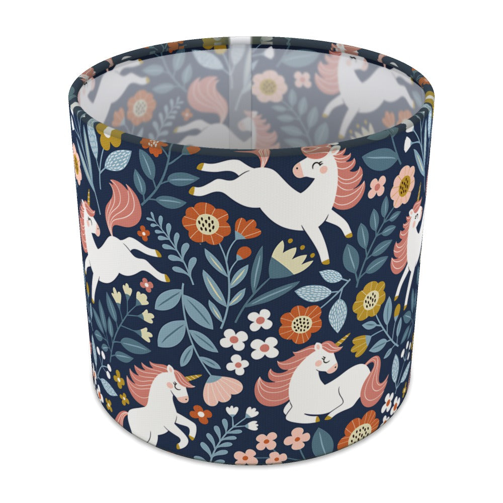 Enchanting Unicorn Floral Pattern lampshade - 20cm Table