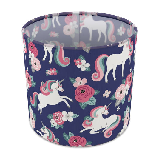 Magical Unicorn and Roses lampshade - 20cm Table