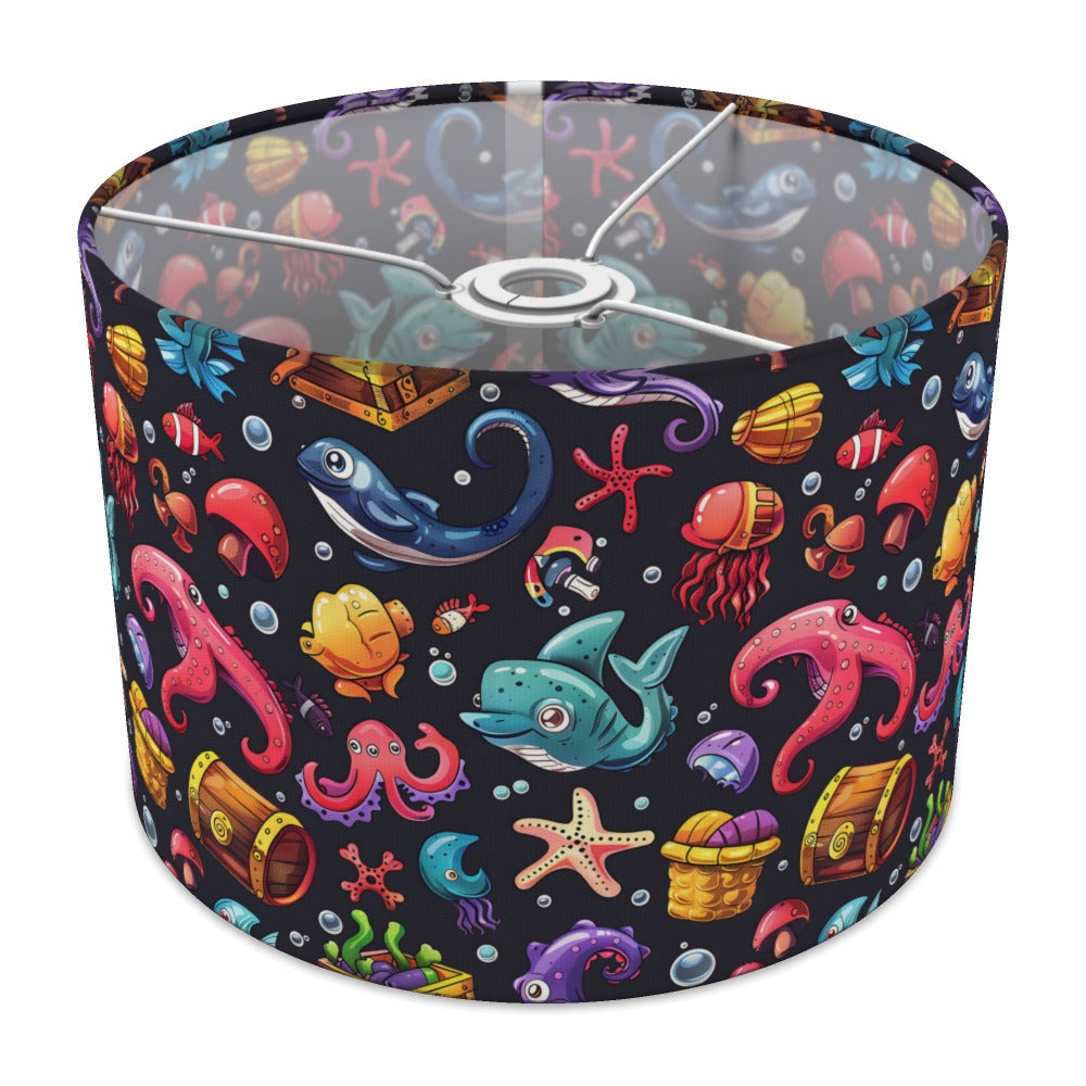 Shark Octopus Treasure Chest lampshade - 30cm Ceiling