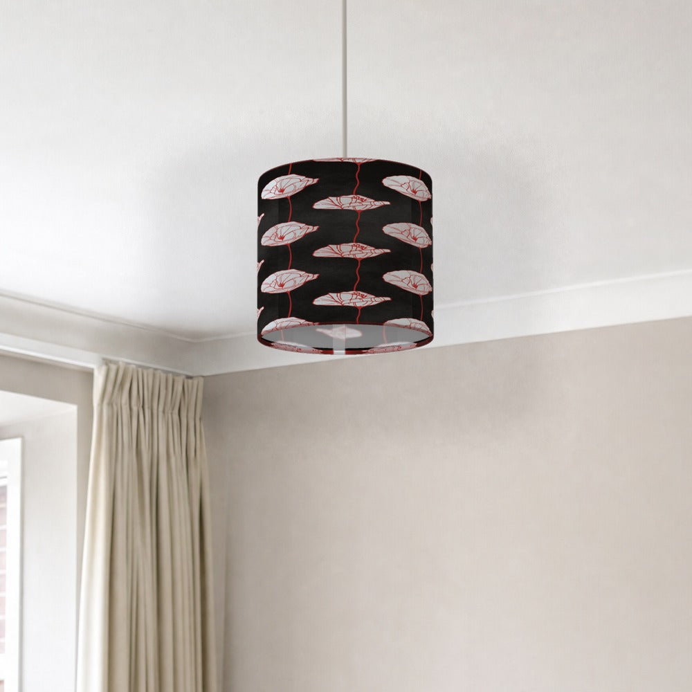 Elegant Poppy Floral lampshade