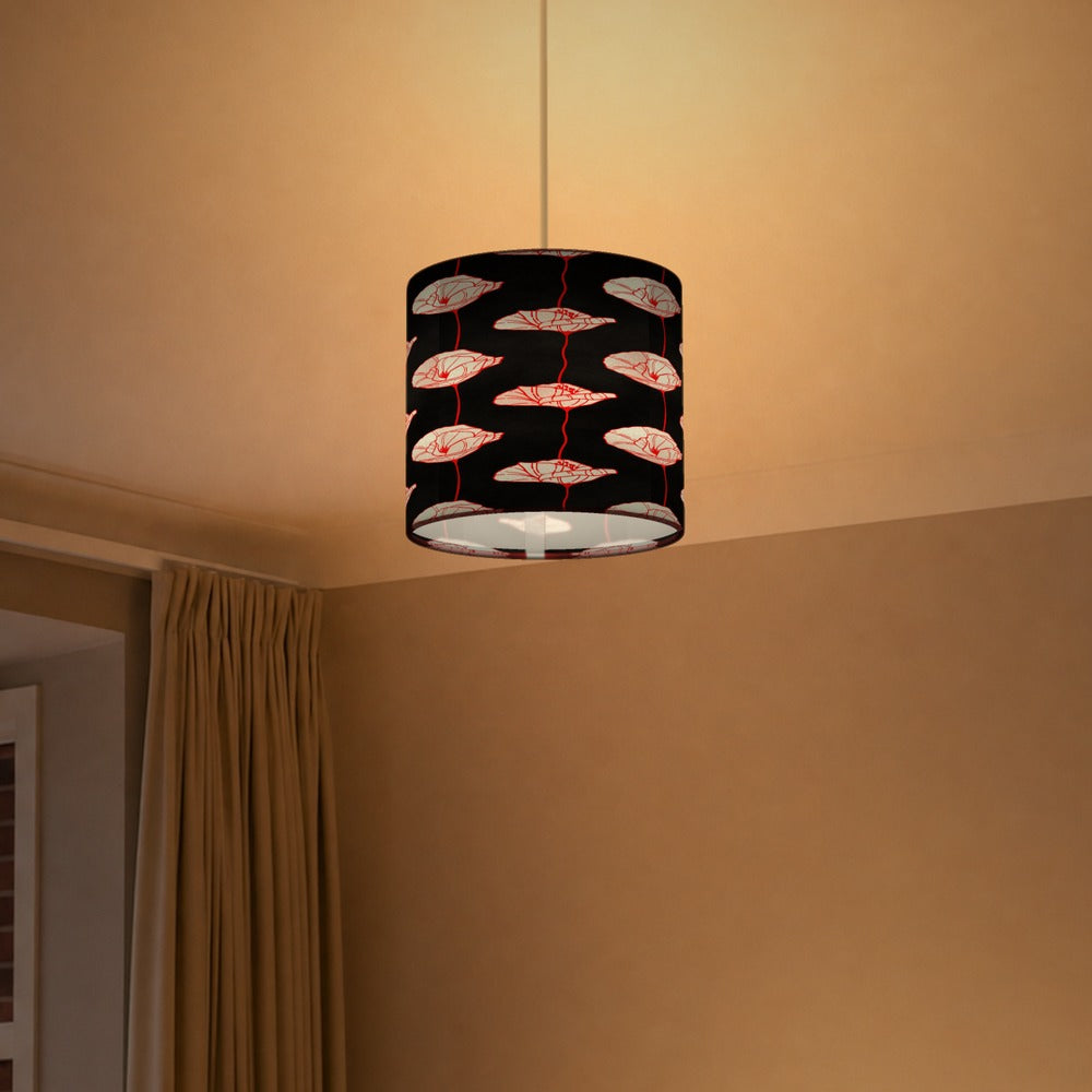 Elegant Poppy Floral lampshade