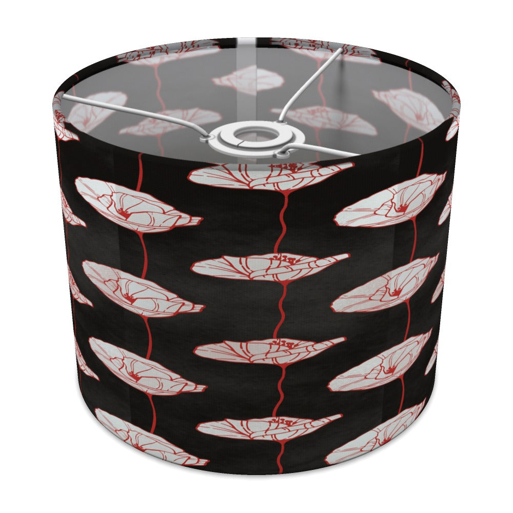 Elegant Poppy Floral lampshade - 25cm Ceiling
