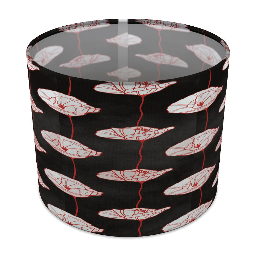 Elegant Poppy Floral lampshade - 25cm Table