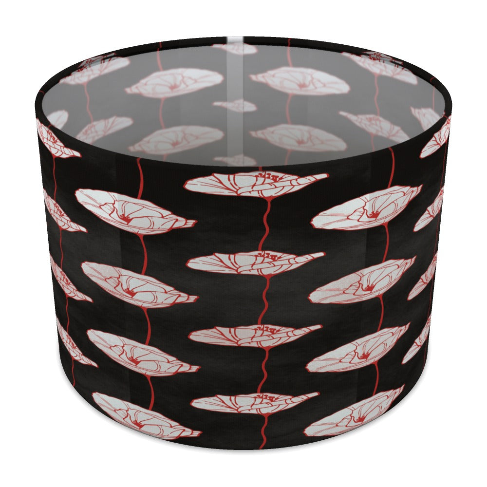 Elegant Poppy Floral lampshade - 30cm Table