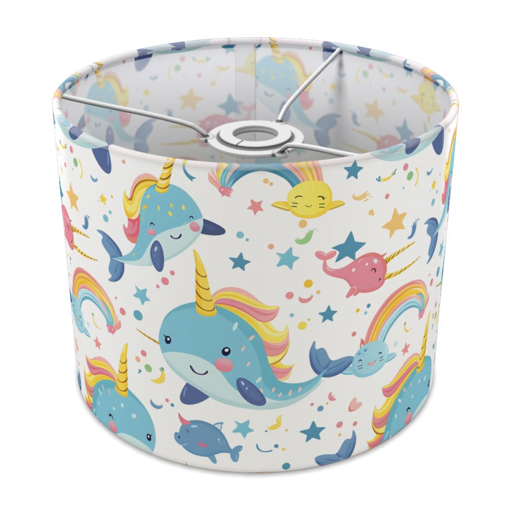 Narwhal Rainbow Stars lampshade - 25cm Ceiling