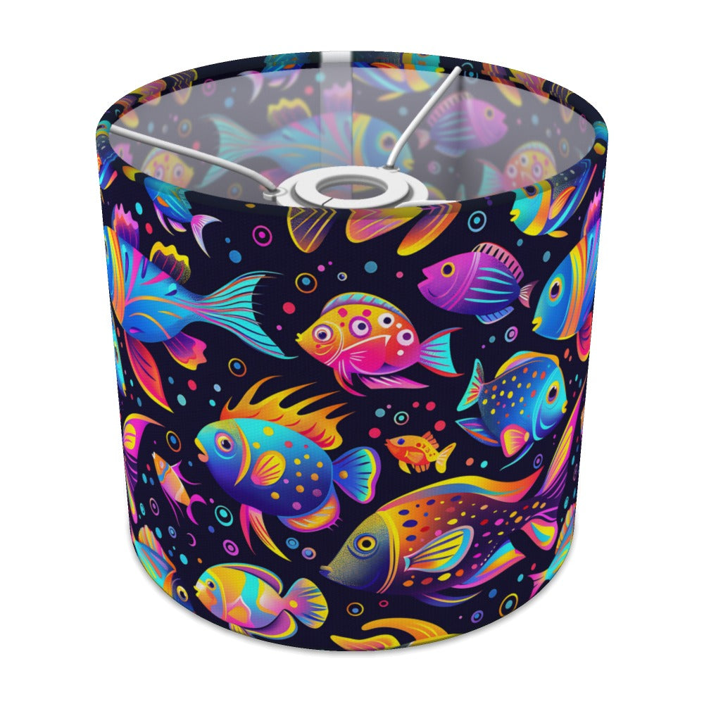 Tropical Fish and Bubbles lampshade - 20cm Ceiling