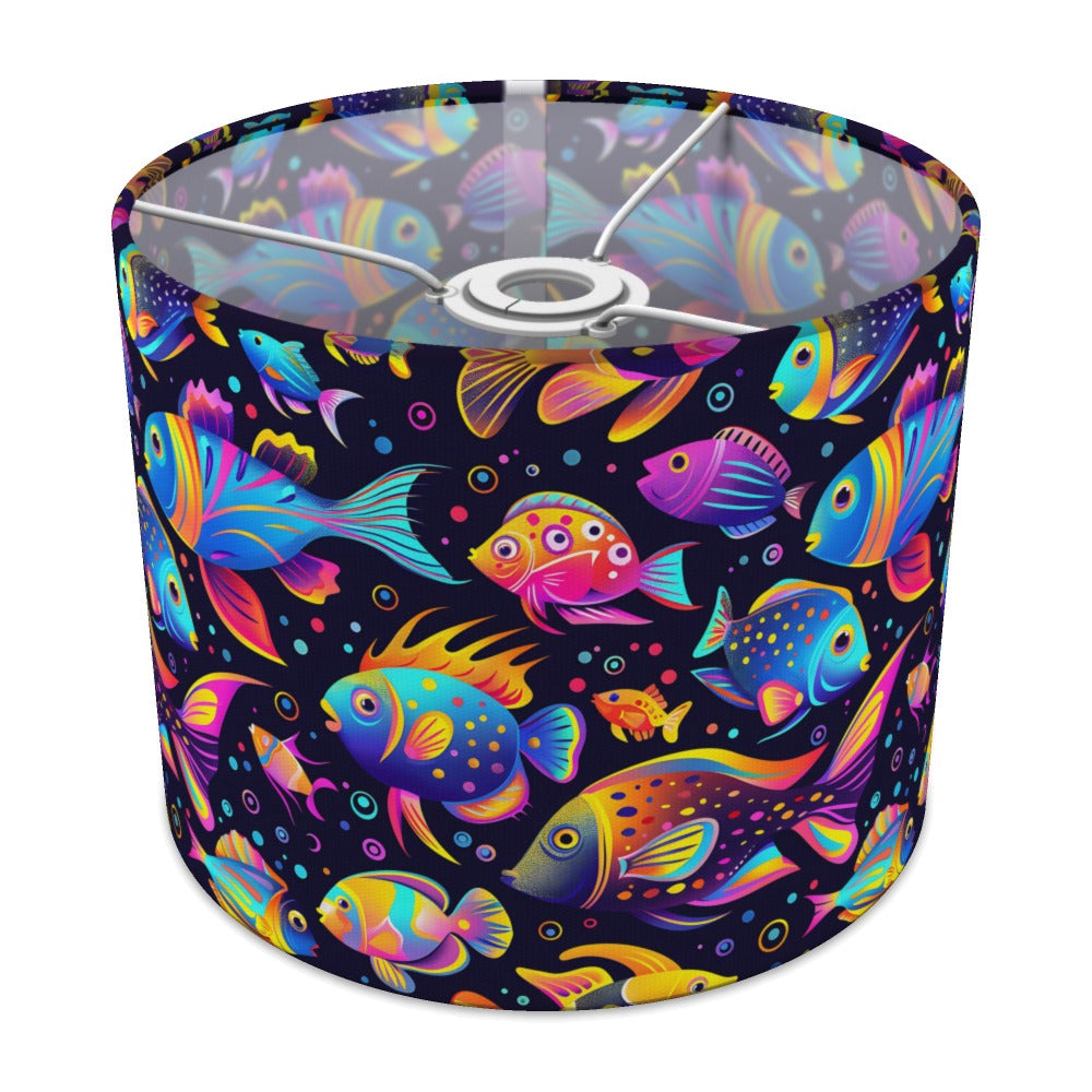 Tropical Fish and Bubbles lampshade - 25cm Ceiling