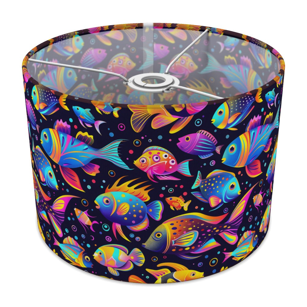 Tropical Fish and Bubbles lampshade - 30cm Ceiling