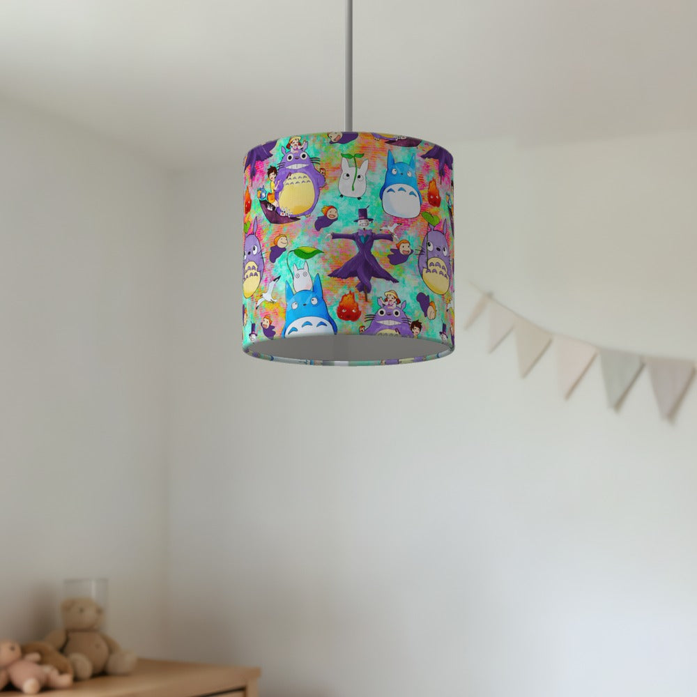 Whimsical Cartoon Fantasy lampshade