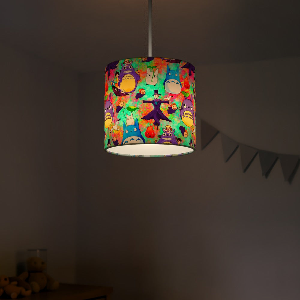 Whimsical Cartoon Fantasy lampshade