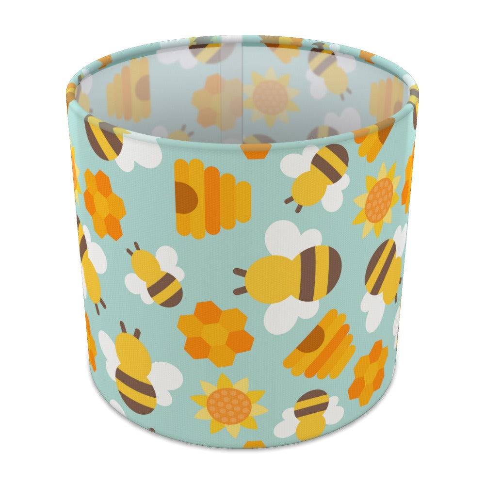 Cute Bees and Honeycomb lampshade - 20cm Table
