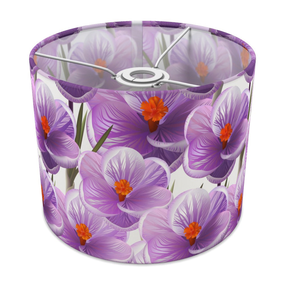 Purple Floral Hibiscus lampshade - 25cm Ceiling