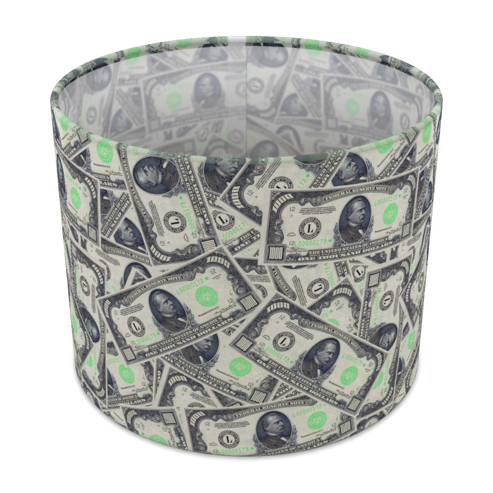 Money Pattern lampshade - 25cm Table