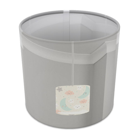 Pastel Moon and Cloud Pattern lampshade - 20cm Table