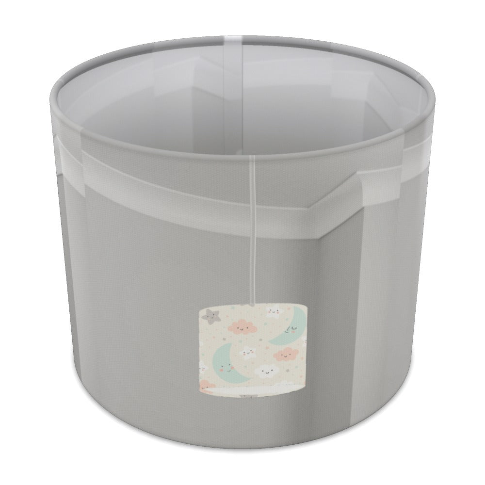 Pastel Moon and Cloud Pattern lampshade - 25cm Table