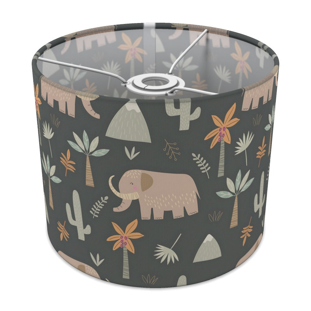 Jungle Safari Elephant Pattern lampshade - 25cm Ceiling