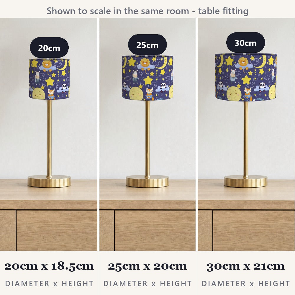 Starry Night Safari Animal lampshade