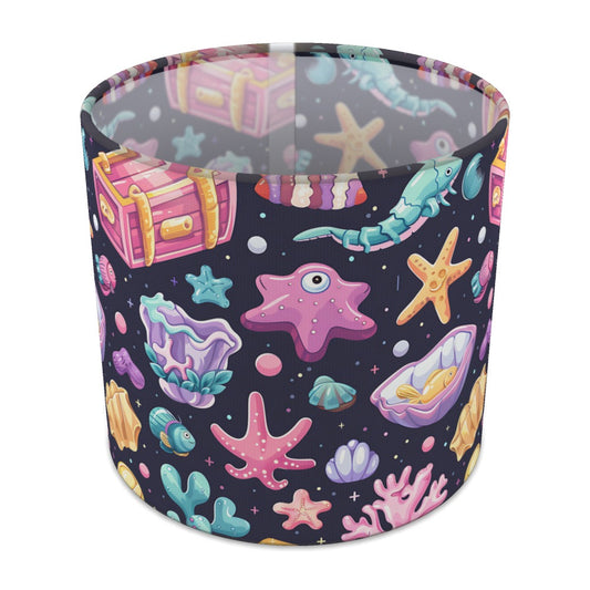 Colourful Treasure and Sea Life lampshade - 20cm Table