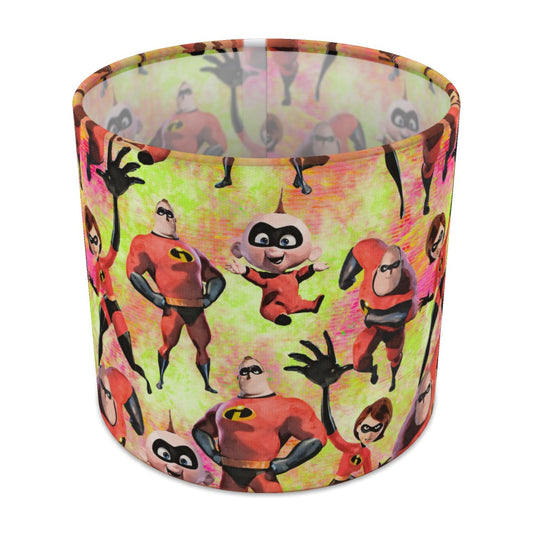 Colorful Superhero Family lampshade - 20cm Table