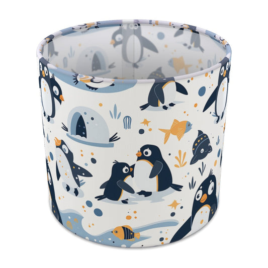 Penguins and Igloos lampshade - 20cm Table