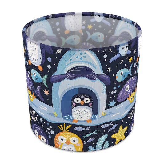 Penguin Fish Starfish lampshade - 20cm Table