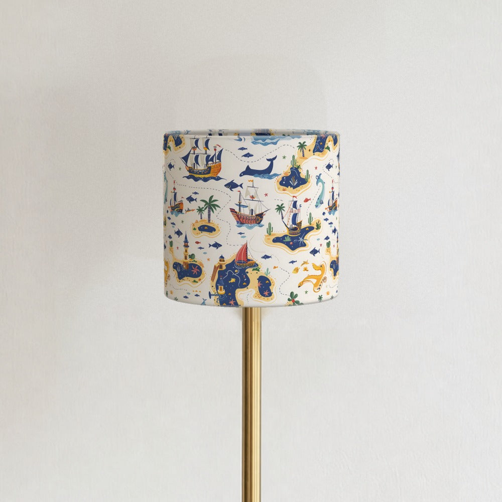 Sailing Ships and Whales lampshade