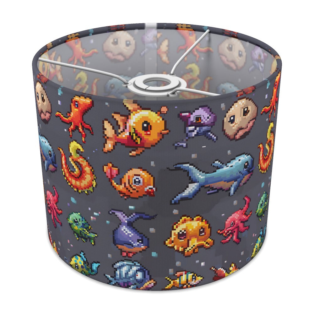 Colourful Sea Creatures lampshade - 25cm Ceiling