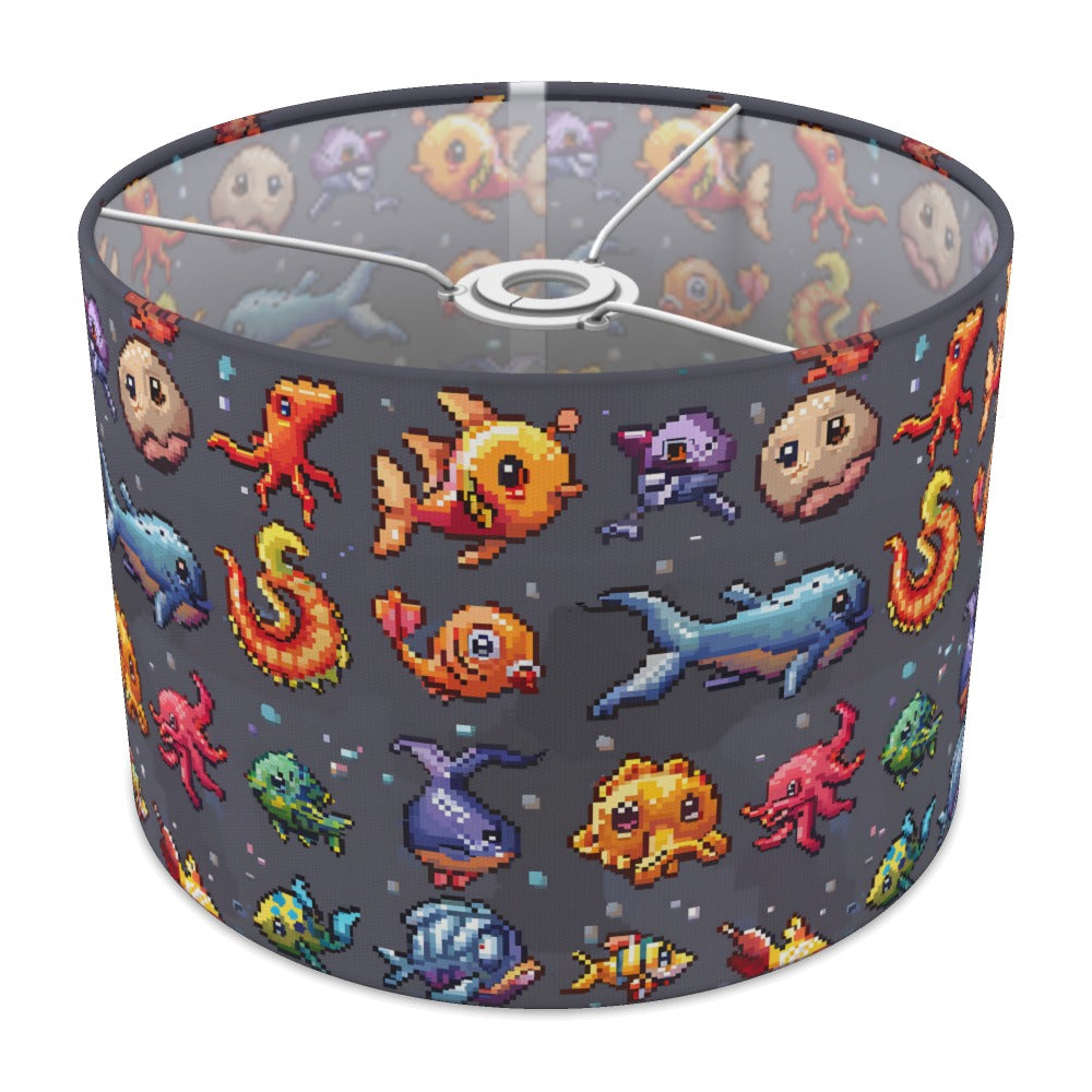 Colourful Sea Creatures lampshade - 30cm Ceiling