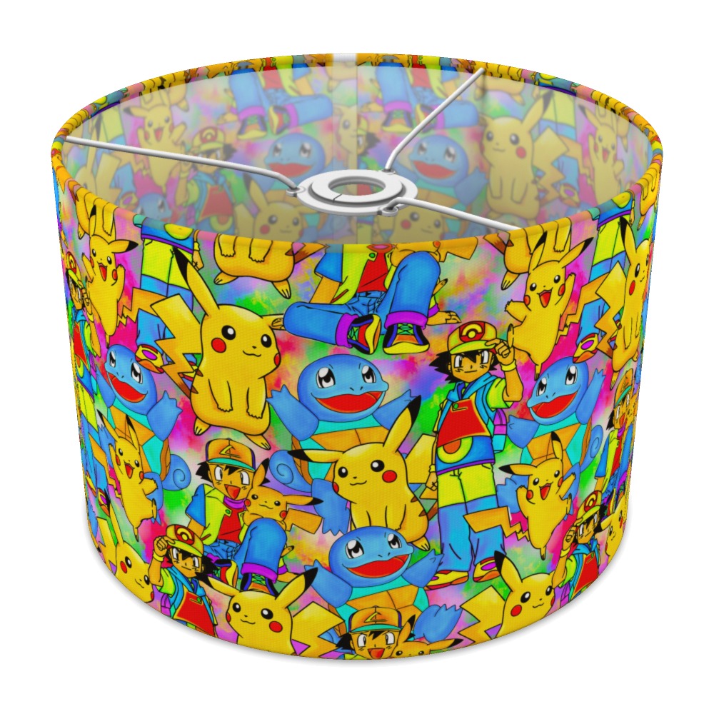 Bright Pok Mon Characters Pattern lampshade - 30cm Ceiling