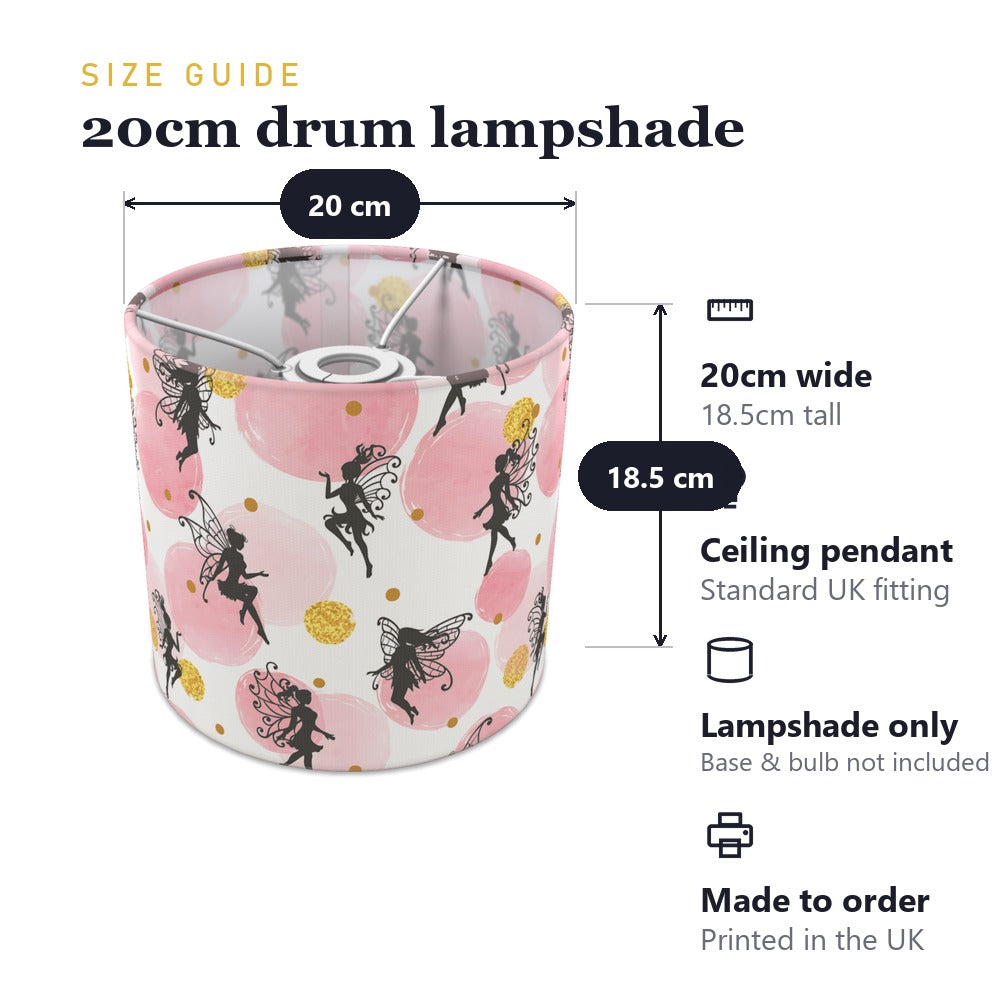 Silhouette Fairys lampshade